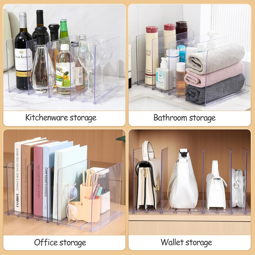 Fangoo10 Stück Handtaschen Organizer Handtaschen Aufbewahrung Acrylic Dividers Abnehmbar Handtaschen