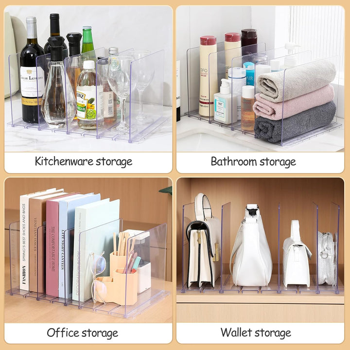 Fangoo10 Stück Handtaschen Organizer Handtaschen Aufbewahrung Acrylic Dividers Abnehmbar Handtaschen