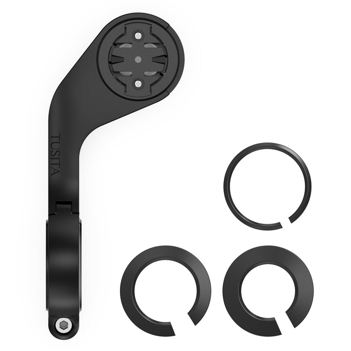 TUSITA Flush Out Front Halterung Kompatibel mit Garmin Edge GPS Fahrradcomputer, Passend für 22.2mm