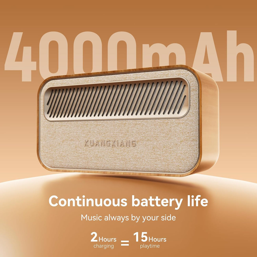 Retro Bluetooth Lautsprecher, Musikbox Bluetooth 45W Dual Lautsprecher | Bluetooth Speaker 5.3 Lauts