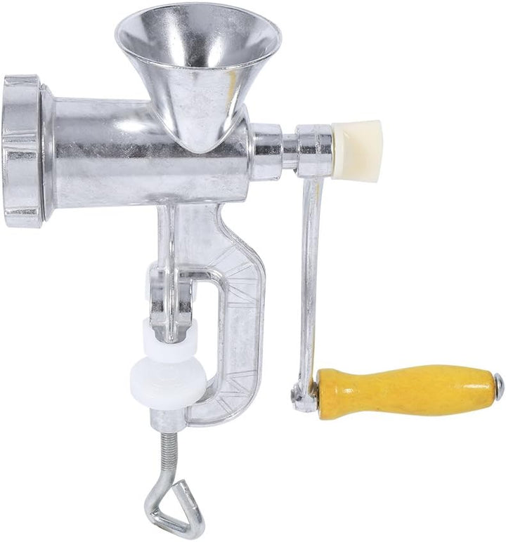 Aluminium-Fleischwolf Grösse 5, manuelle Fleischmühle mit Tischklemme, Fleischwolf für die Herstellu