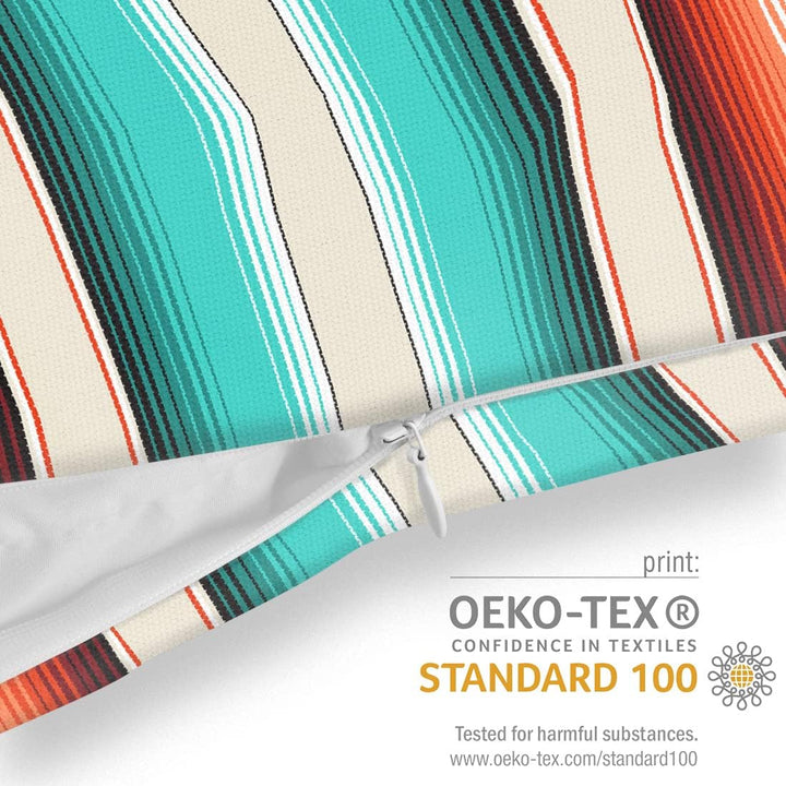 VOID Serape Stripes Kissenbezug Kissenhülle Sofakissen Kissen Deko Outdoor-Kissen Dekokissen, Kissen