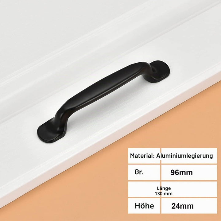 Qrity 10 Stücke Schwarz 96mm Türgriff Möbelgriff Stangengriff Küchengriff Schubladegriff Artikel Gri