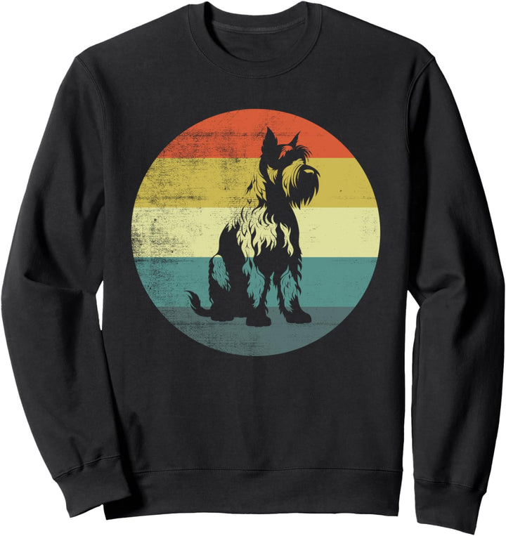 Riesenschnauzer Hund Retro Style Sweatshirt
