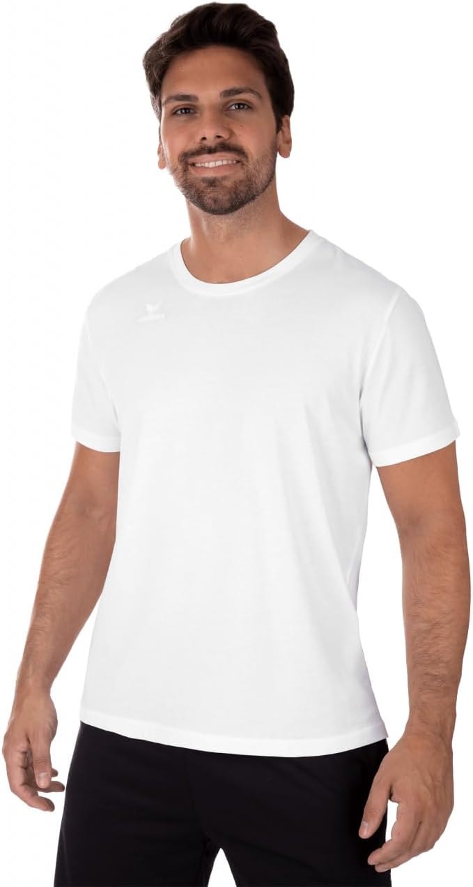 Erima Unisex 3er Pack Teamsport T-Shirt XXL Weiss, XXL Weiss