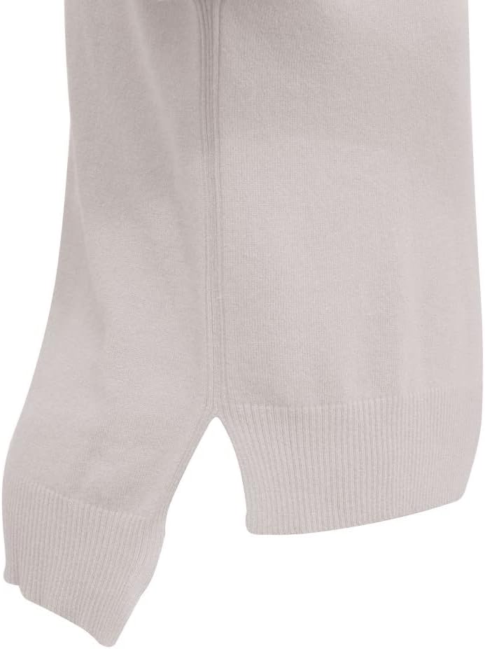 LES POULETTES -Perfekter Kaschmirpullover Lose Runder Kragen Einzigartige Grösse - Beige