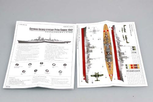 Trumpeter 05766 Modellbausatz German cruiser Prinz Eugen 1942