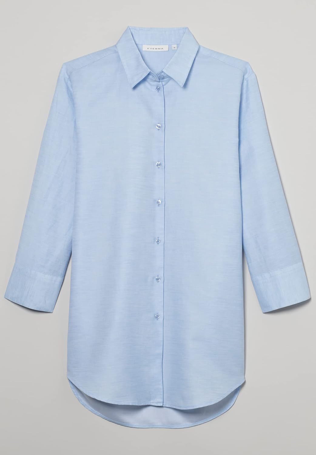 eterna Damen Hemdbluse Classic FIT 3/4 hellblau 40_D_3/4