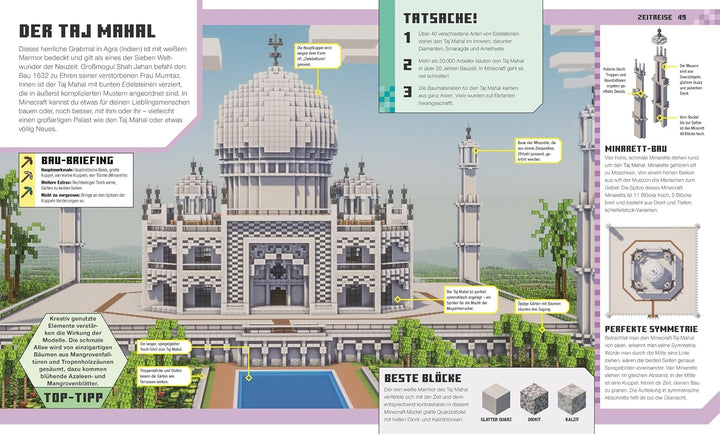 Das offizielle Minecraft Ideen Buch: Baue unsere Welt in Minecraft nach! Über 70 coole Bauideen - vo