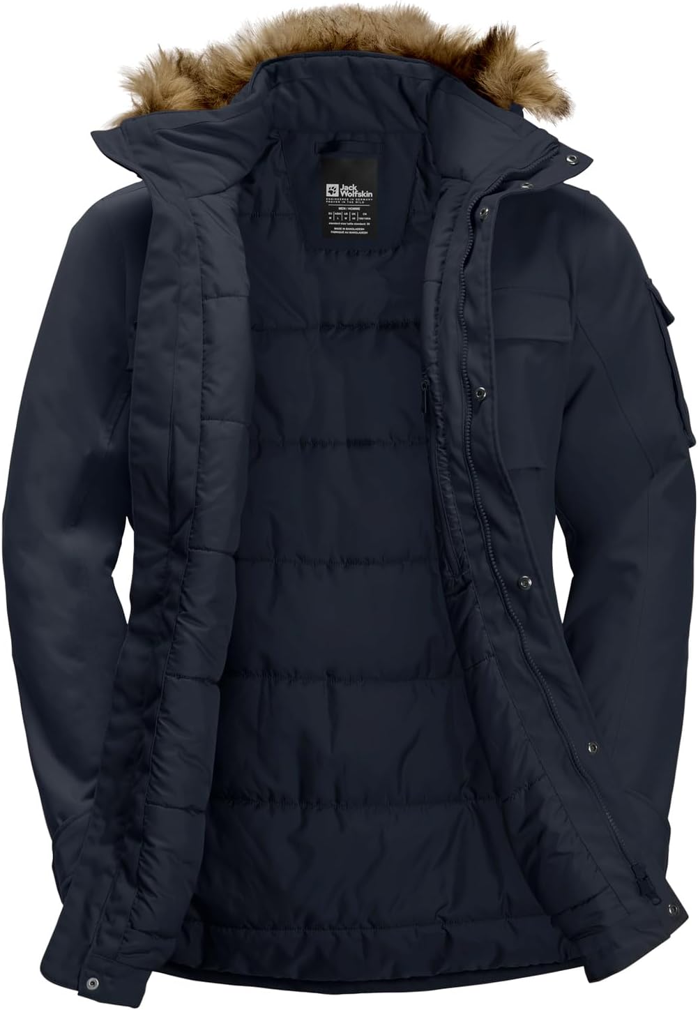 Jack Wolfskin Herren Glacier Canyon Parka Parka L night blue, L night blue