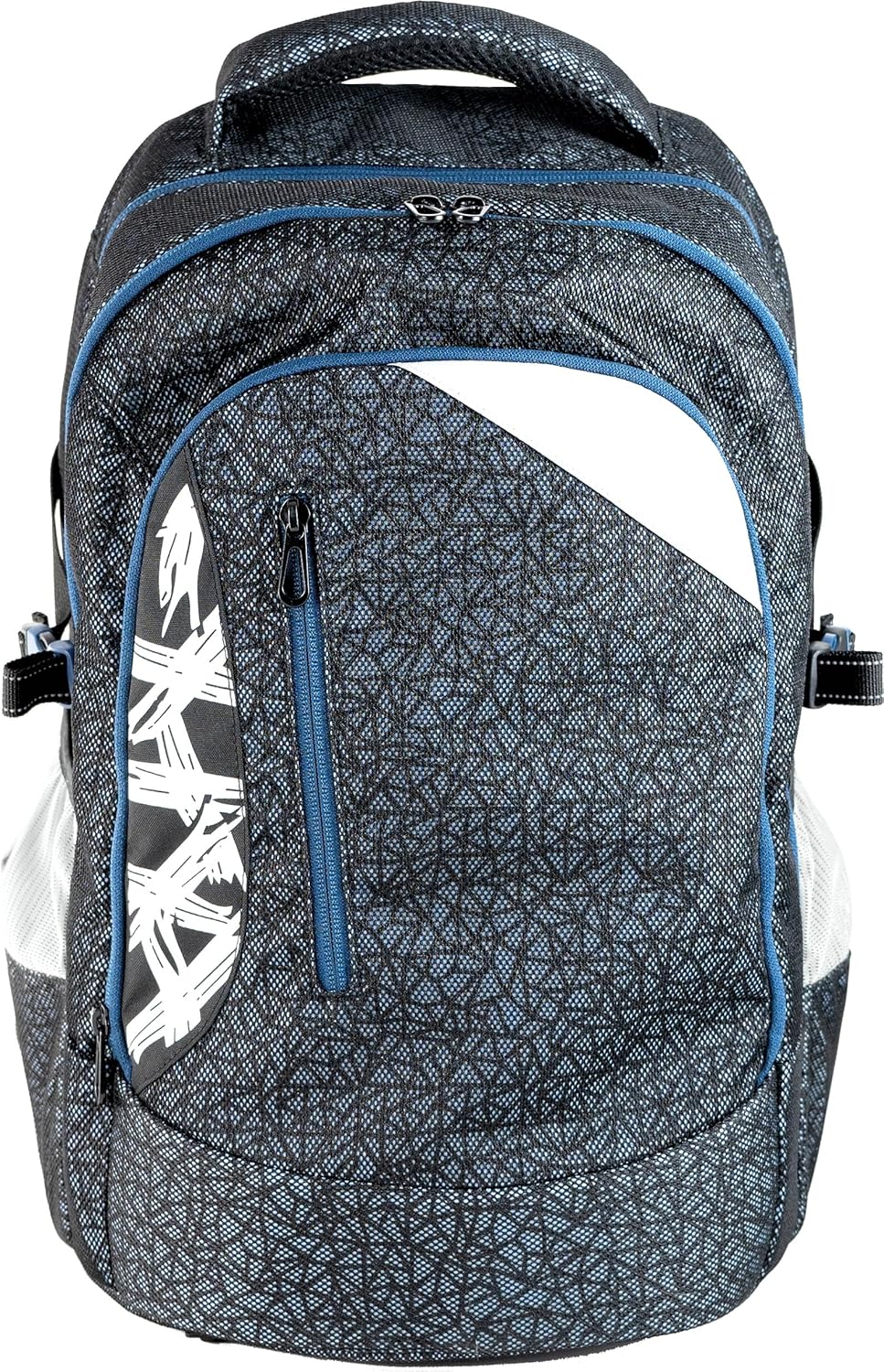 Eberhard Faber Schulrucksack Teenager, 30 Liter Volumen X-Style Pro Schwarz-blau, X-Style Pro Schwar
