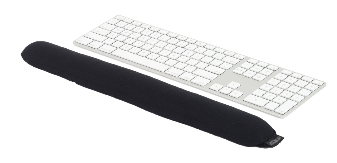Allsop 05672 Wrist Rest Ergo Bean (ergonomische Handgelenksauflage für die Arbeit am Computer) schwa