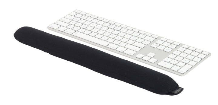 Allsop 05672 Wrist Rest Ergo Bean (ergonomische Handgelenksauflage für die Arbeit am Computer) schwa