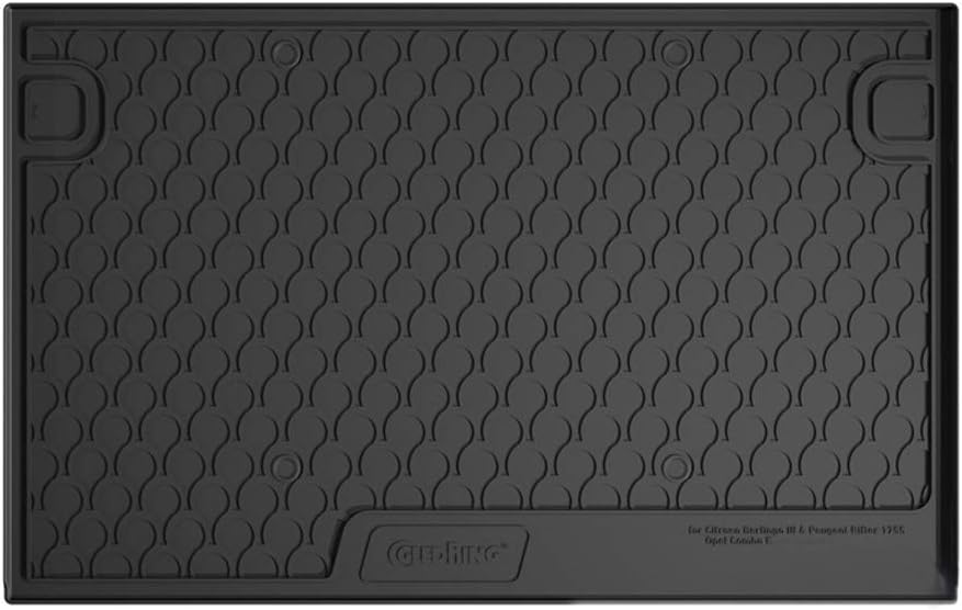 Gledring Rubbasol (Gummi) Kofferraumwanne Citroën Berlingo (M 5-Personen) & Opel Combo MPV & Peugeot