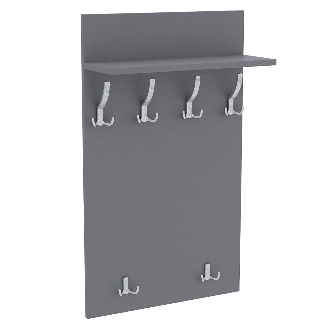 AKKE 100x60 | MAXI Garderobenpaneel Wandgarderobe Garderobe Wandpaneel Kleiderstange ALUMINIUM | LIG