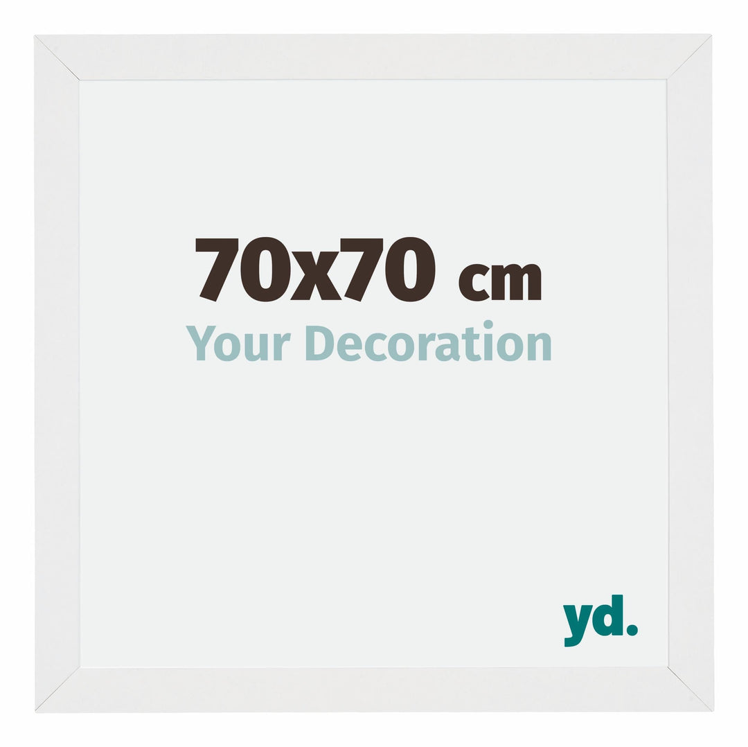 yd. Your Decoration - Bilderrahmen 70x70 cm - Bilderrahmen aus MDF mit Acrylglas - Antireflex - Ausg