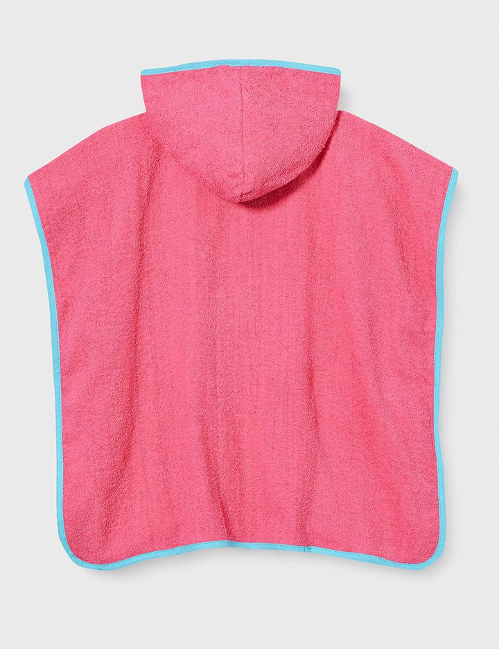 Playshoes Unisex Kinder Frottee-poncho Bademantel Handtuch (1er Pack) S (bis ca. 4 Jahre) Flamingo,