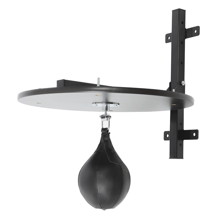 Speed Bag Plattform Für Boxtraining Mit Stahl Holz Und PU 30 cm Höhenverstellbar Leise Wandmontage H