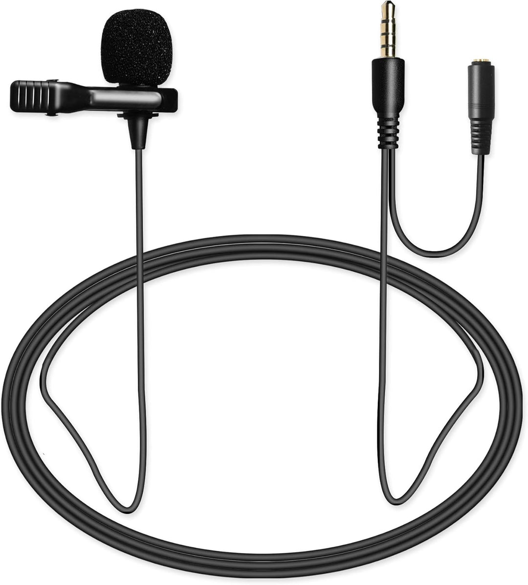 Nicama USB C Lavalier Ansteckmikrofon mit Kopfhörer Monitoring Input, LVM4 Typ C Anstecken Mikrofon