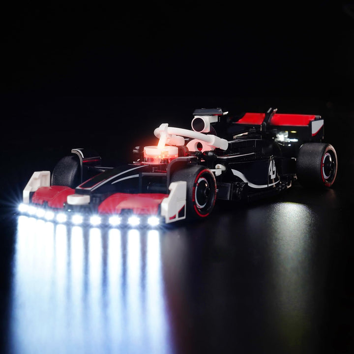 Led Licht Set Kompatibel mit Lego MoneyGram Haas F1 Team VF-24 Race Car 77250 (Kein Modell), Dekorat