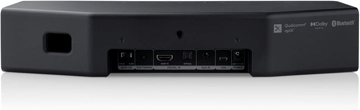 Teufel CINEBAR ONE+ 2.1 Soundsystem - Ultra-Kompakte Soundbar mit platzsparender Subwoofer, Dolby Au