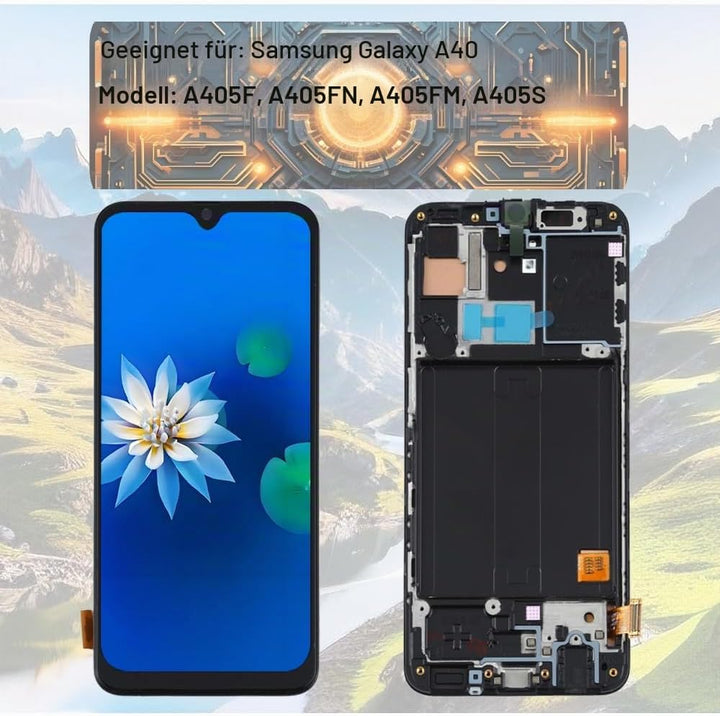 H&amp;LYCYJ Display Bildschirm für Samsung Galaxy A40 TFT A405F A405FN A405FM A405S LCD Bildschirm Ersat