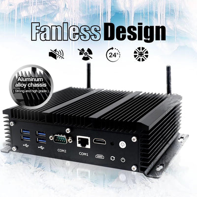 WEIDIAN Firewall Micro Appliance 2.5G, Firewall Box 6 RJ45 2.5GbE Port, Firewall Appliance Core i3-8