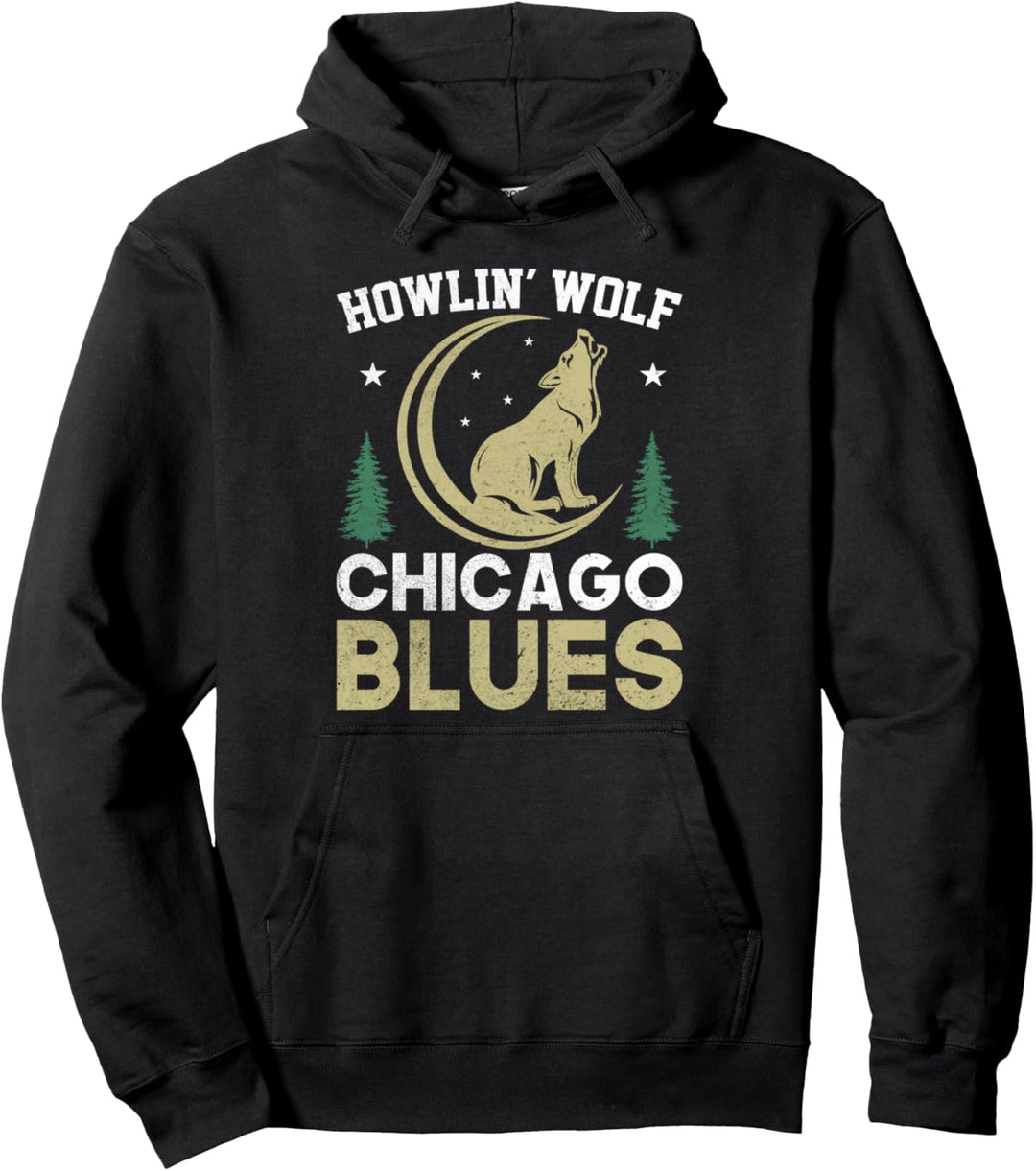 Howlin' Wolf Chicago Blues Pullover Hoodie