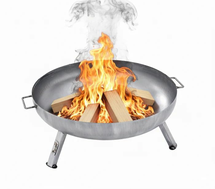 Favilla Bombe Basic Feuerschale 64,5cm – Robuste Stahl-Feuerschale für Garten, Terrasse & Outdoor, m