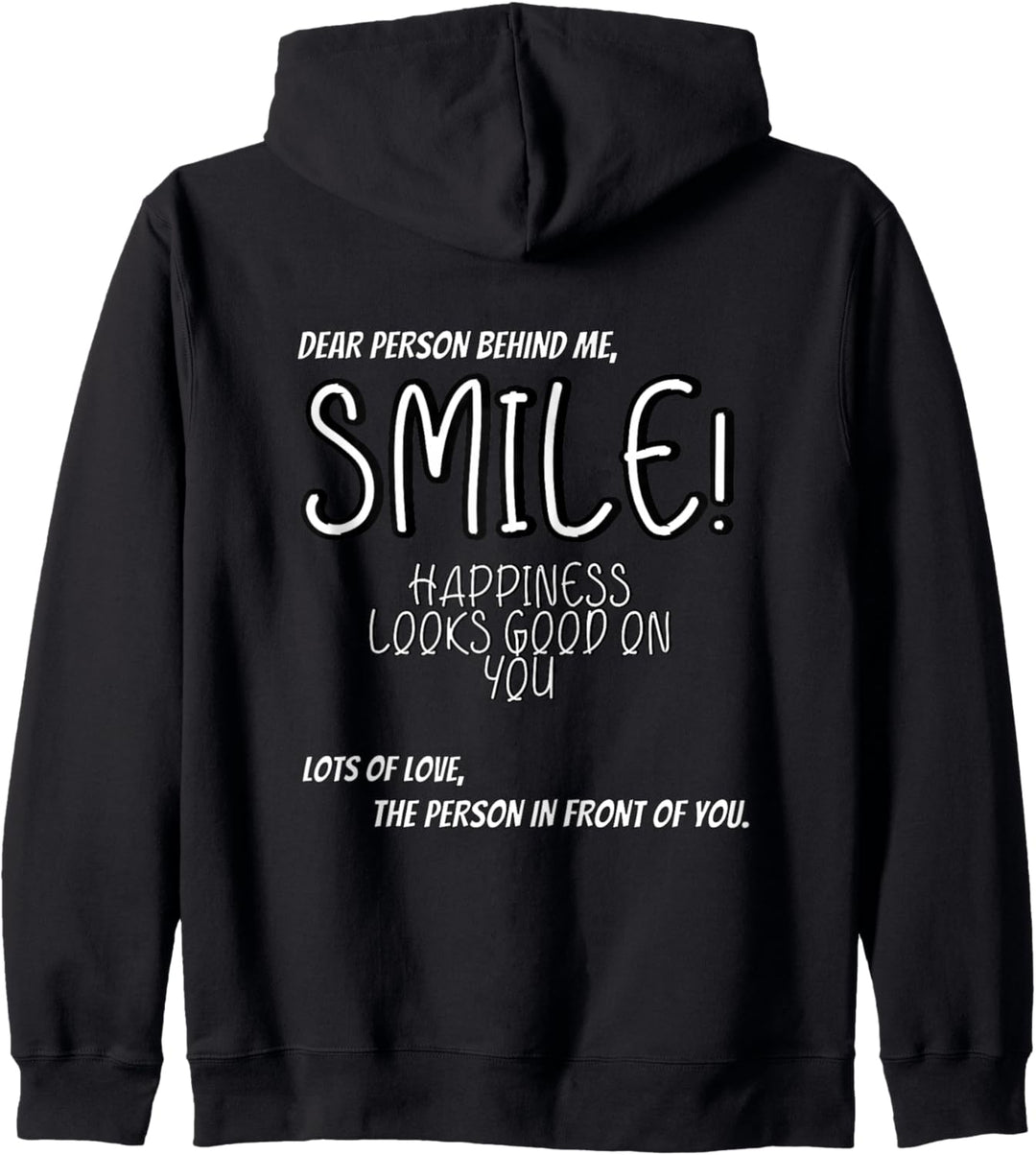 Dear Person Behind Me Hoodie Zitat Hoodies Kapuzenjacke