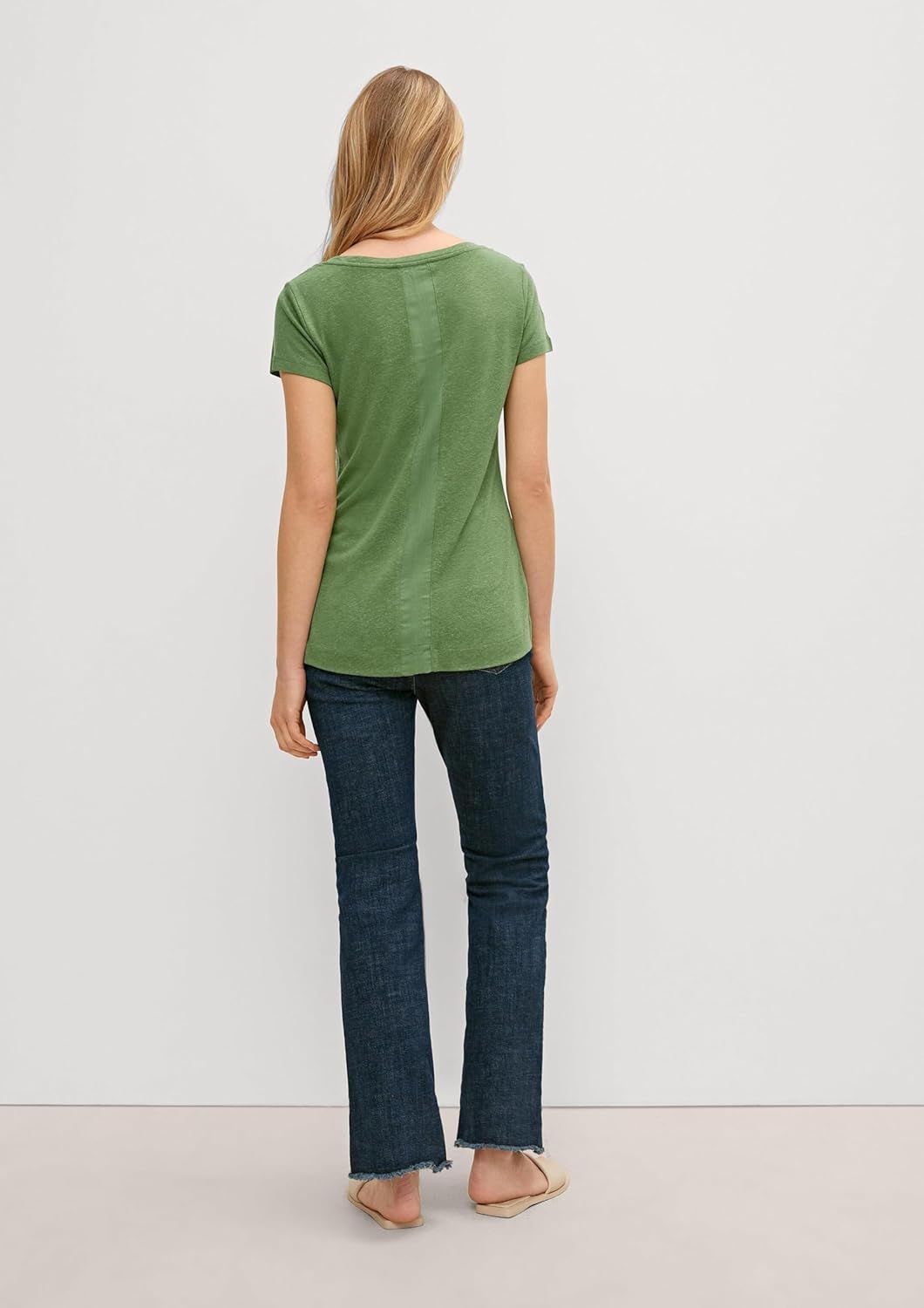 comma Damen T-Shirt 38 7465 Grün, 38 7465 Grün