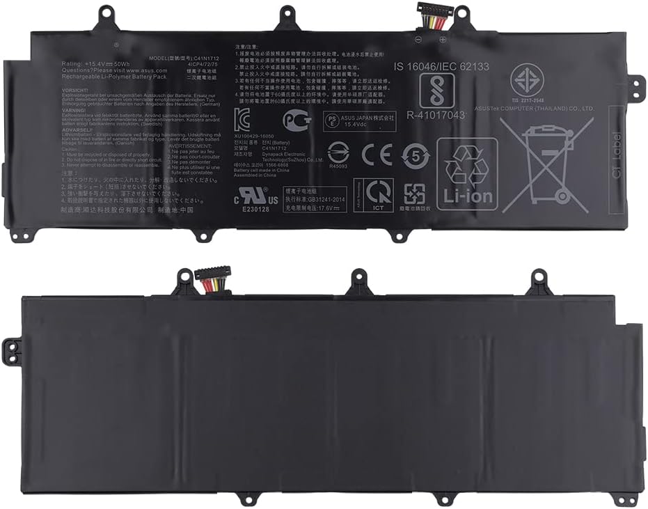 SwarKing Ersatz Akku Kompatibel mit C41N1712 Asus ROG Zephyrus GX501 GX501V GX501VS-GZ036T GX501GI-E
