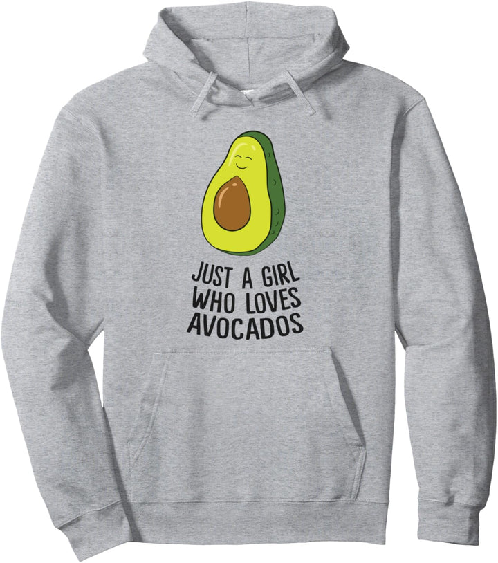 Nur ein Mädchen, das Avocados liebt Pullover Hoodie