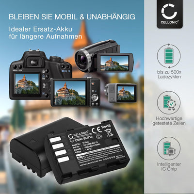 CELLONIC 2X Kamera Ersatzakku BP-61 für Sigma SD Quattro, SD Quattro H, Ersatz Akku 1600mAh BP-61 Ka