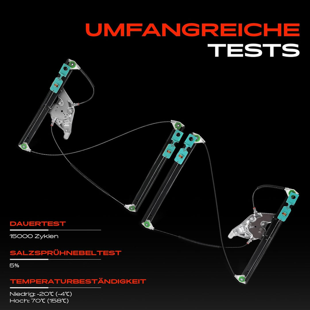 Frankberg 2x Fensterheber Vorne Links Rechts Kompatibel mit A6 4B, C5 A6 Avant 4B, C5 Allroad 4BH, C