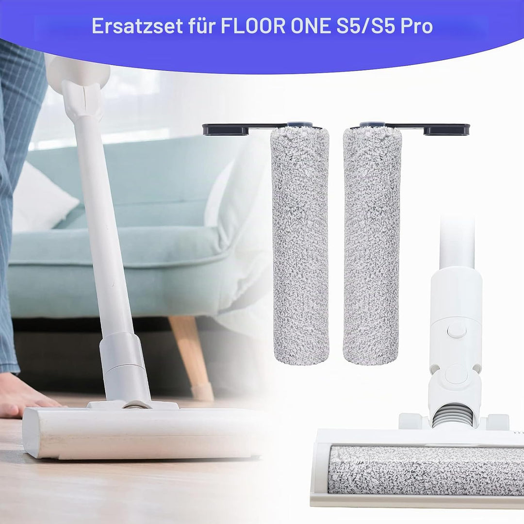 Ersatzteile für Tineco Floor One S5, Bürstenrolle und Ersatzfilter für Tineco Floor One S5 und S5 pr