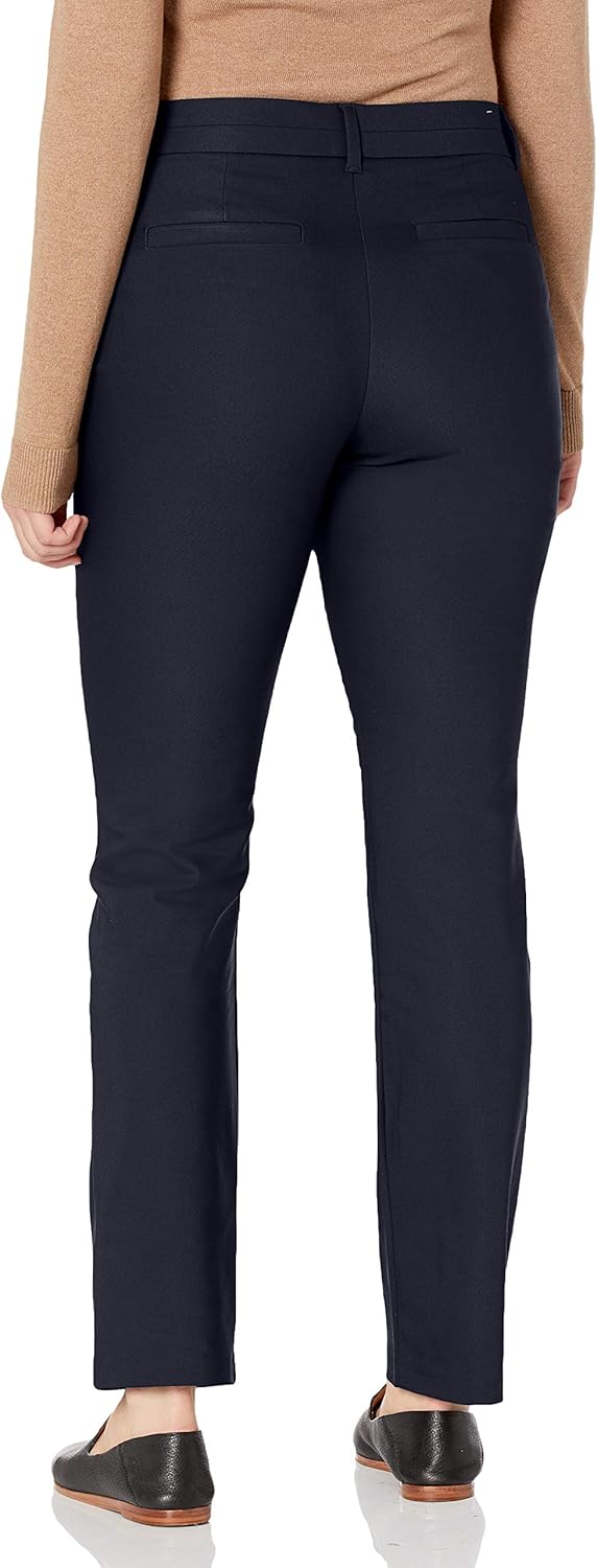 Gloria Vanderbilt Damen Haven Straight Trouser Hose 32 Kurz Midnight, 32 Kurz Midnight