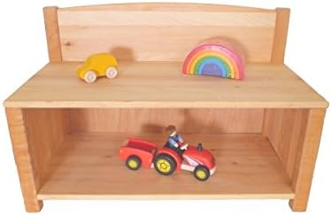 Holzspielzeug Peitz Kinder-Schuhschrank 8053 Massivholz-Garderobe für Kindergarten oder Kinderzimmer