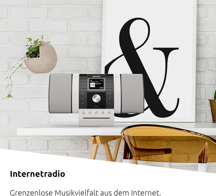 TechniSat MULTYRADIO 4.0 SE - Internetradio (WLAN Radio, DAB+, UKW, Spotify, Bluetooth, CD-Player, U