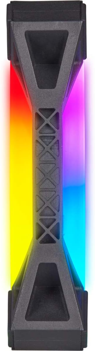 Corsair iCUE QL140 RGB, 140-mm-RGB-LED-PWM-Lüfter (68 Einzeln Ansteuerbare RGB-LEDs, Schwindigkeiten