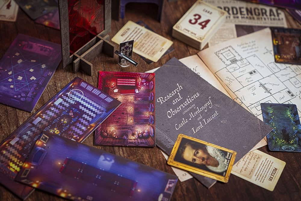 Professor Puzzle Curse of The Dark Escape Room Spiel – Untersuchen Sie das Geheimnis eines verurteil