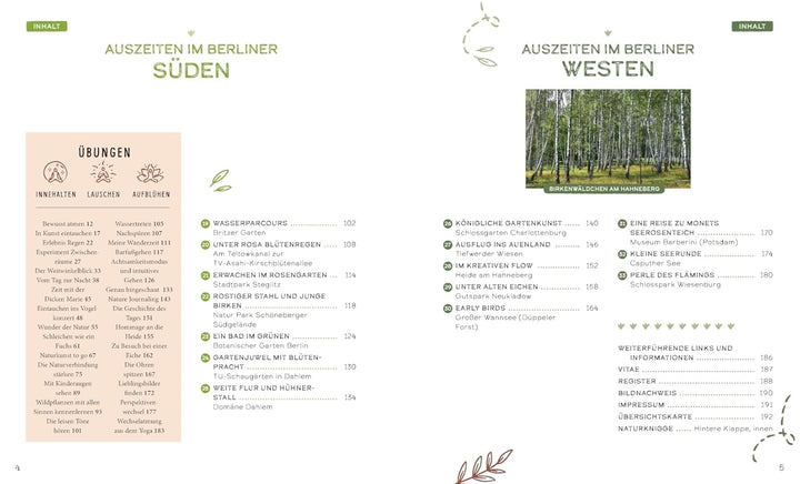 Auszeiten für die Seele in und um Berlin: 33 Orte zum Innehalten, Lauschen und Aufblühen, Taschenbuc