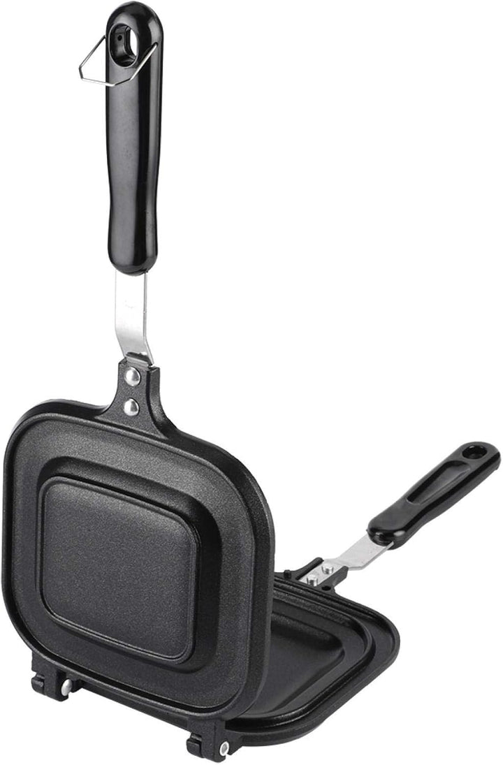 Sandwichmaker, Grillpresse, doppelseitiges, langlebiges Aluminium-Multifunktionsgerät zum Braten von