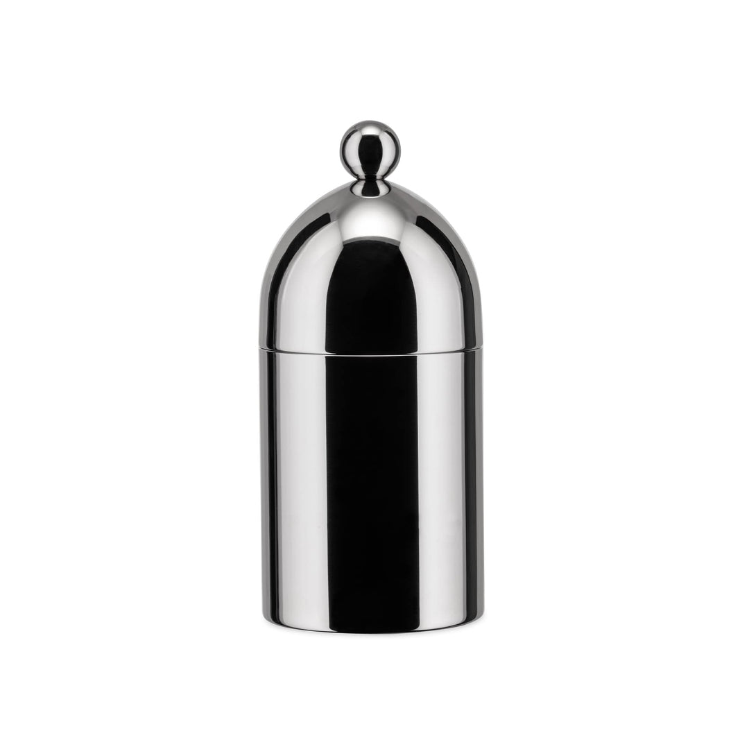 Alessi Zuckerdose mit Löffel aus Edelstahl 18/10 glänzend poliert, 14.5 x 7 x 13.5 cm