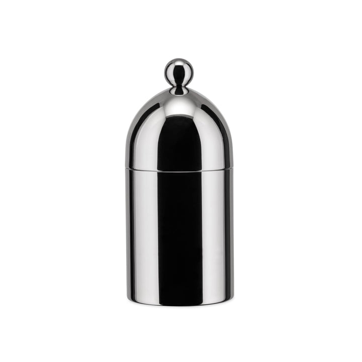 Alessi Zuckerdose mit Löffel aus Edelstahl 18/10 glänzend poliert, 14.5 x 7 x 13.5 cm