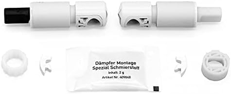 Vigour Softclose Ersatzset | Dämpferersatzpaket zu WC-Sitzen: DERSTYSIAS & CLSSIAS