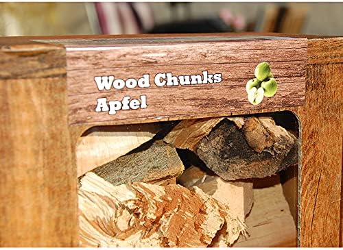Landree® Räucherklötze Wood Chunks 1,5Kg aus Schleswig-Holstein (Apfel)