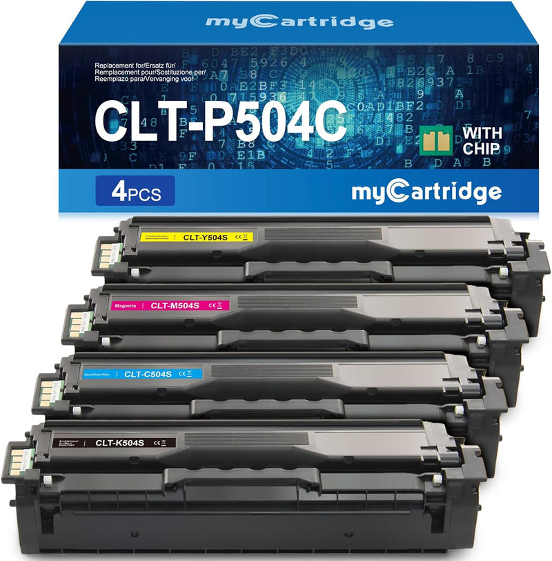 MYCARTRIDGE Ersatz für Samsung CLT-P504C K504S Toner für Samsung Xpress C1860FW C1810W CLX-4195FN CL