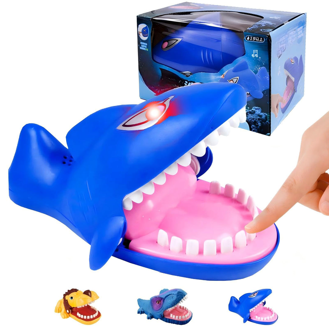 LUKIUP Krokodil Spiel Croco Doc Spiel, Löwe/Krokodil/Hai Krokodil Zähne, Spielzeug Krokodil Zähne Kr