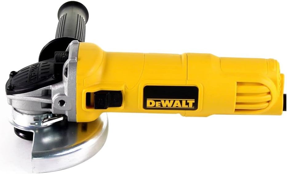 DeWalt Winkelschleifer (800 W, 125 mm Scheiben-ø, Wiederanlaufschutz, Sanftanlauf, für alle Standard